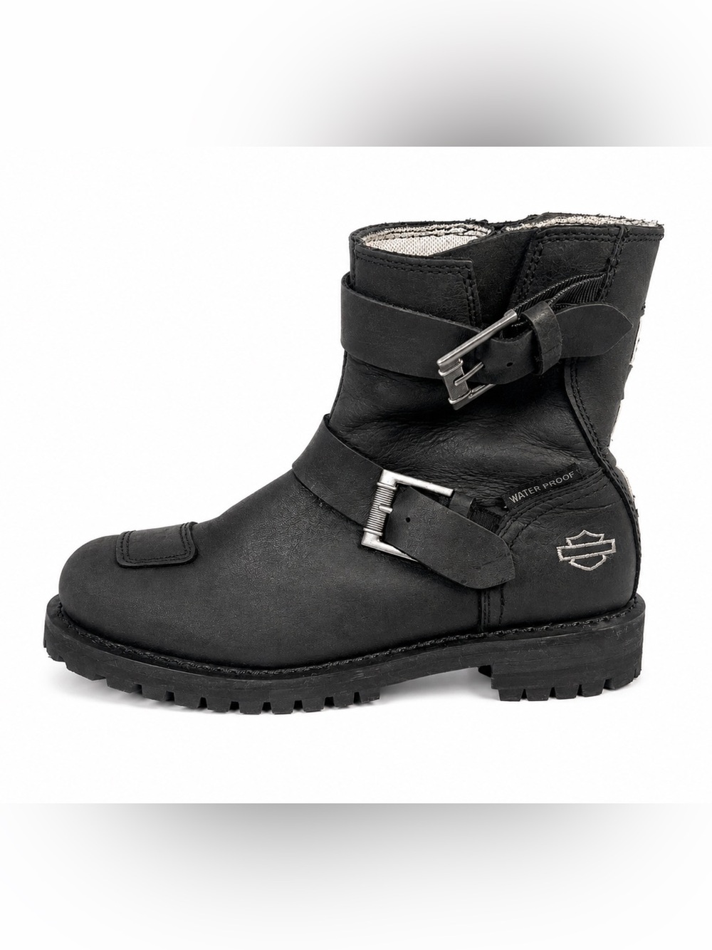 Harley Davidson Bremerton 6” Womens 6.5 Waterproof Leather Motorcycle Boots
